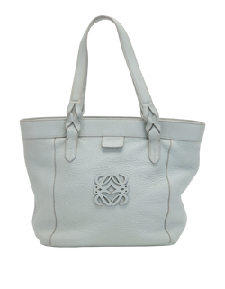 Fusta Tote, Leather, Blue, MIS, 2*
